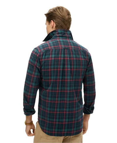 Superdry Vintage Check Shirt - Montauk Check Navy