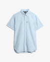 Superdry Oxford S/S Shirt - Classic Blue