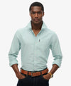 Superdry Essentials Oxford Shirt - Peppermint Chambray Oxford