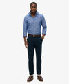 Superdry Classic Oxford Long Sleeve Shirt - Azure Blue Chambray Oxford