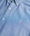 Superdry Classic Oxford Long Sleeve Shirt - Azure Blue Chambray Oxford