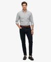 Superdry Classic Oxford Long Sleeve Shirt - Needle Ticking Stripe