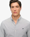 Superdry Classic Oxford Long Sleeve Shirt - Needle Ticking Stripe