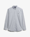 Superdry Classic Oxford Long Sleeve Shirt - Needle Ticking Stripe