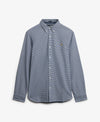 Superdry Classic Oxford Long Sleeve Shirt - Ocean Navy Gingham