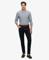 Superdry Classic Oxford Long Sleeve Shirt - Ocean Navy Gingham