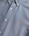 Superdry Classic Oxford Long Sleeve Shirt - Ocean Navy Gingham