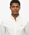 Superdry Classic Oxford Long Sleeve Shirt - Optic White Oxford