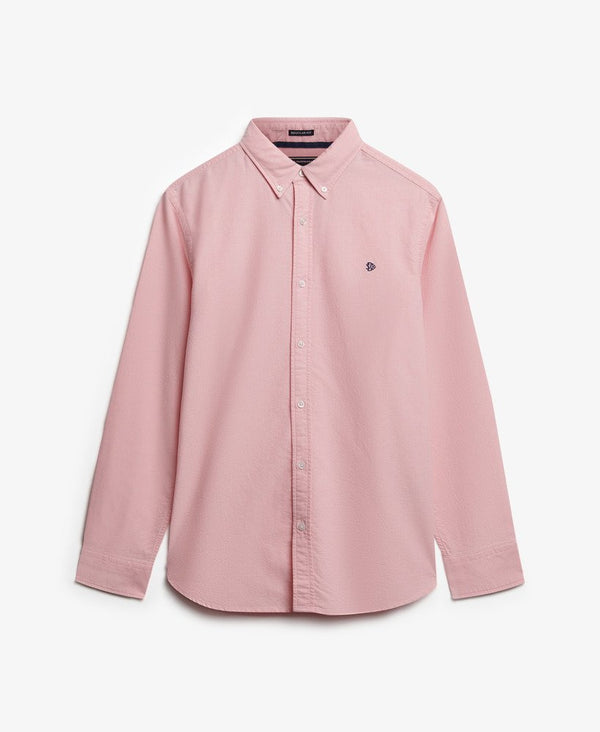 Superdry Classic Oxford LS Shirt - City Pink