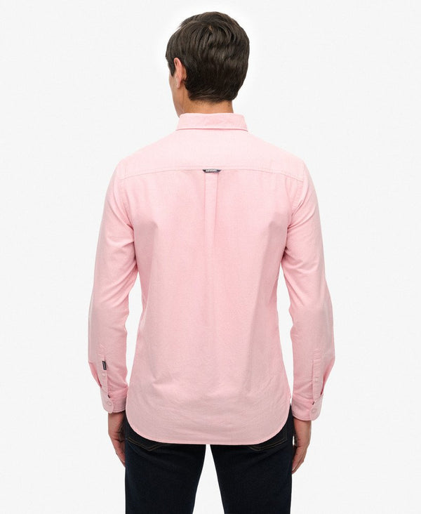 Superdry Classic Oxford LS Shirt - City Pink