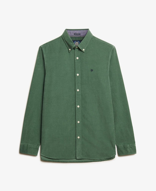 Superdry Classic Needle Cord Shirt - Ice Green