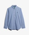 Superdry Essentials Tailored Lite Shirt - Micro Ticking Stripe Indigo