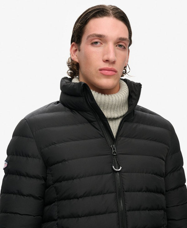 Superdry Fuji Print Padded Jacket - Black
