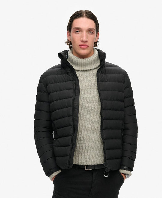 Superdry Fuji Print Padded Jacket - Black