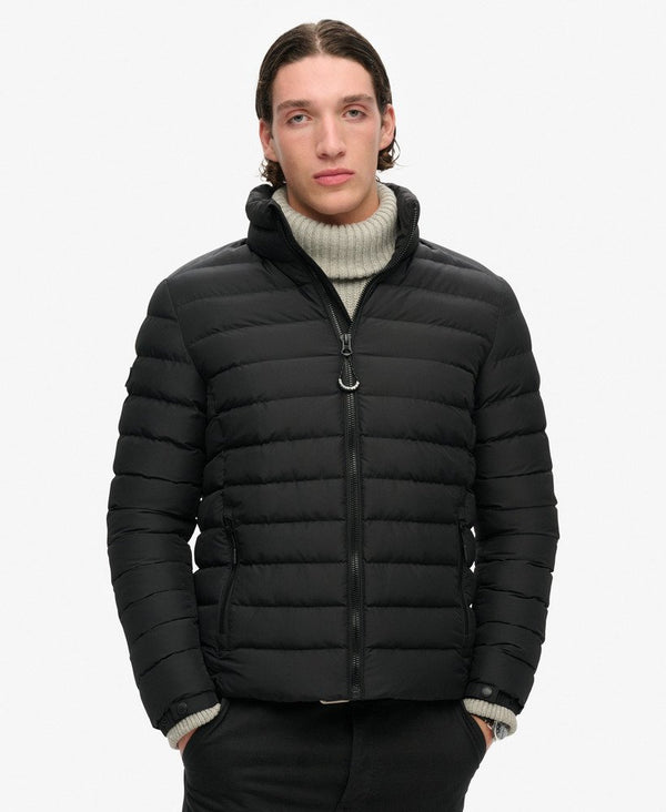 Superdry Fuji Print Padded Jacket - Black