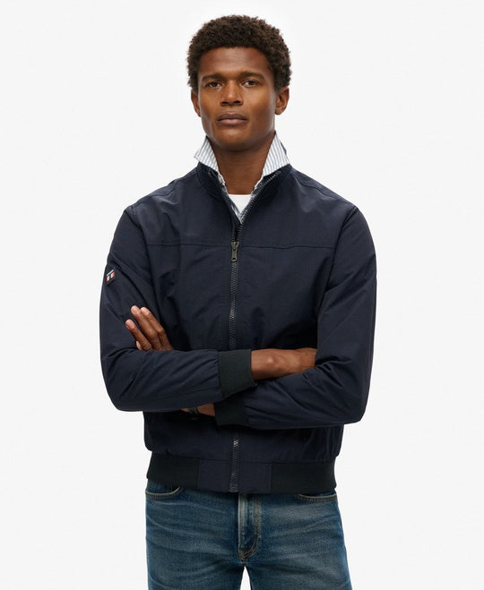 Superdry Nylon Harrington Jacket - Eclipse Navy