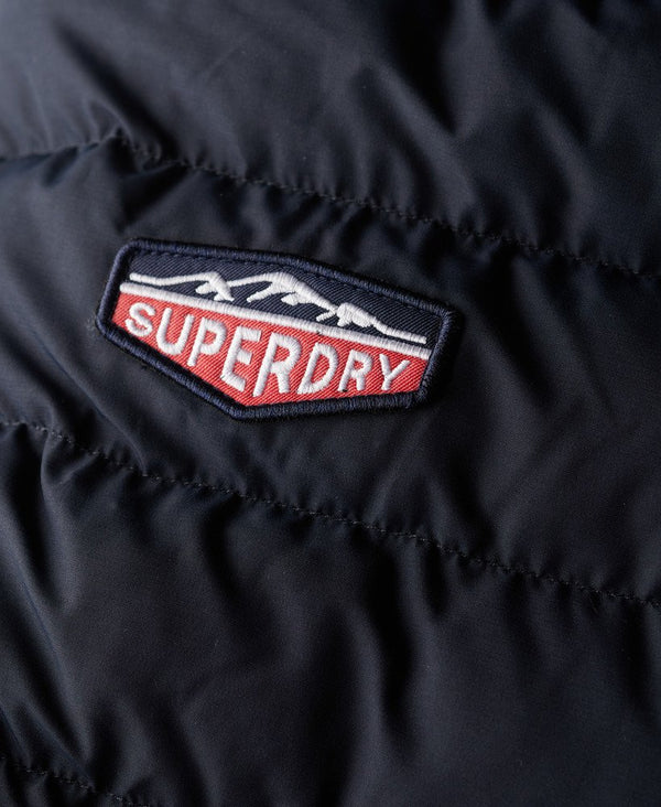 Superdry Hooded Fuji Padded Jacket - Eclipse Navy