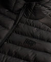 Superdry Hooded Storm Knit Hybrid Jacket - Black
