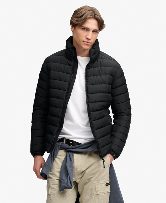 Superdry Fuji Midweight Padded Jacket - Jet Black