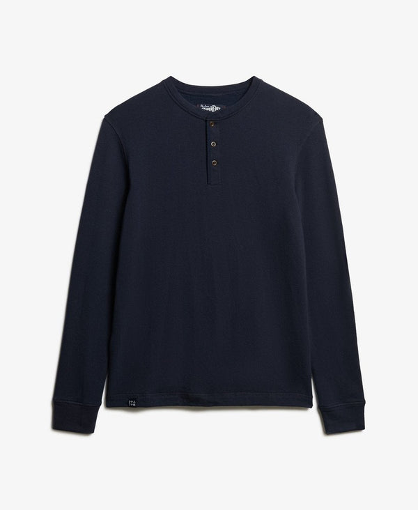 Superdry Merchant Grandad Top - Eclipse Navy
