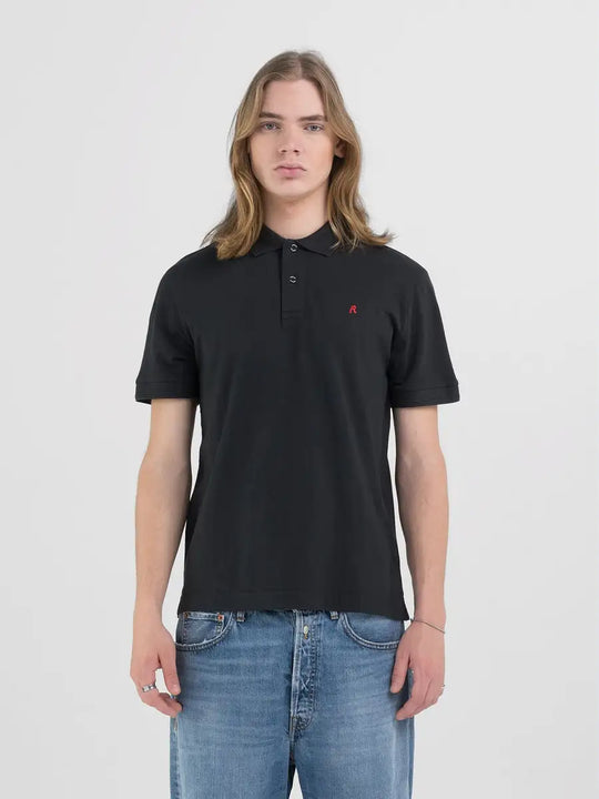 Replay Polo M6898.000.23126G.099 - Black [Size M]