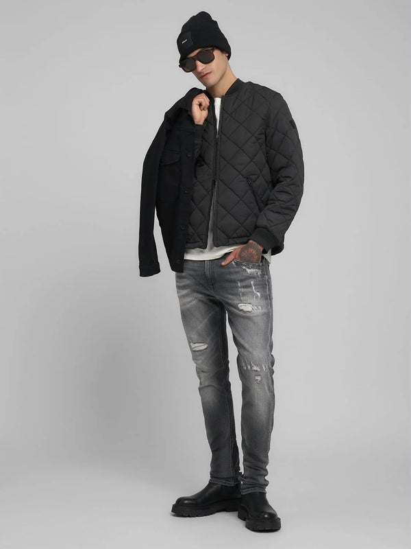 Replay Regular-Fit Quilted Jacket - Black M8473.000.85312.098