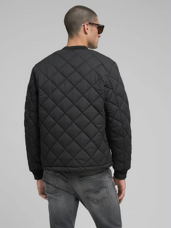 Replay Regular-Fit Quilted Jacket - Black M8473.000.85312.098