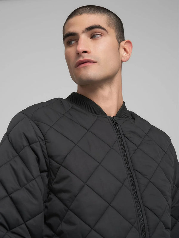 Replay Regular-Fit Quilted Jacket - Black M8473.000.85312.098