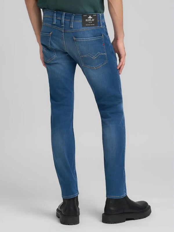 Replay Anbass Slim Fit Jeans - Dark Blue M914.000.41A.C33.007