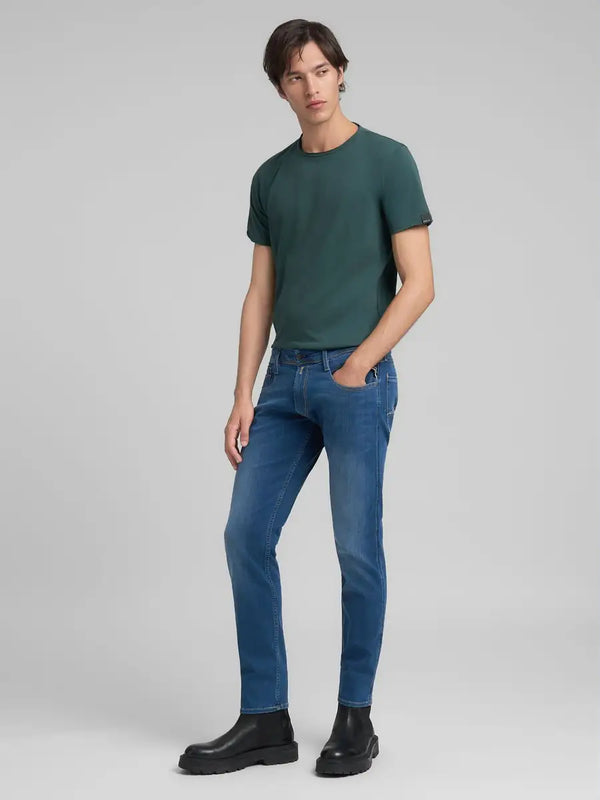 Replay Anbass Slim Fit Jeans - Dark Blue M914.000.41A.C33.007