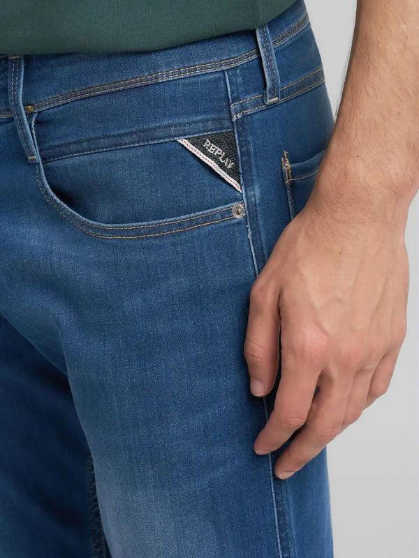 Replay Anbass Slim Fit Jeans - Dark Blue M914.000.41A.C33.007