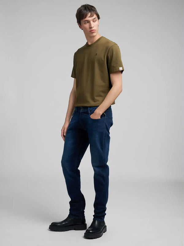 Replay Anbass Slim-Fit Jeans - Dark Blue M914.000.41AC38.007