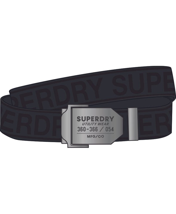 Superdry Workwear Webbing Belt - Black