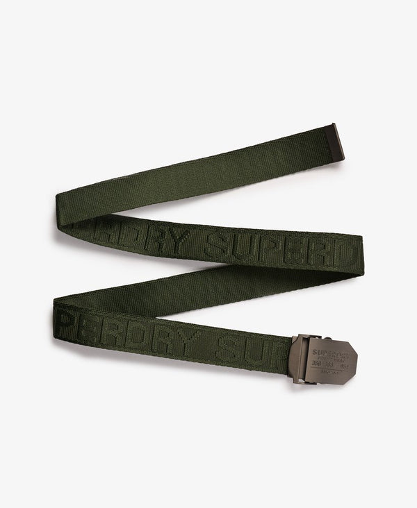 Superdry Workwear Webbing Belt - Surplus Goods Olive Green