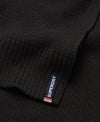 Superdry Essential Logo Knitted Scarf - Black