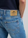 Replay Grover Straight-Fit Jeans - Medium Blue MA972.000.8860C2.009