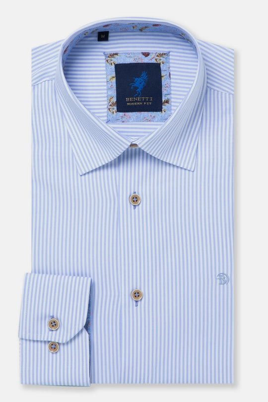 Benetti Alexander Long Sleeve Shirt - Sky