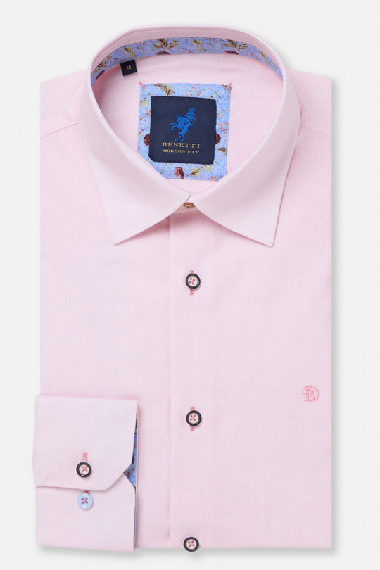 Benetti Arlo Long Sleeve Shirt - Pink