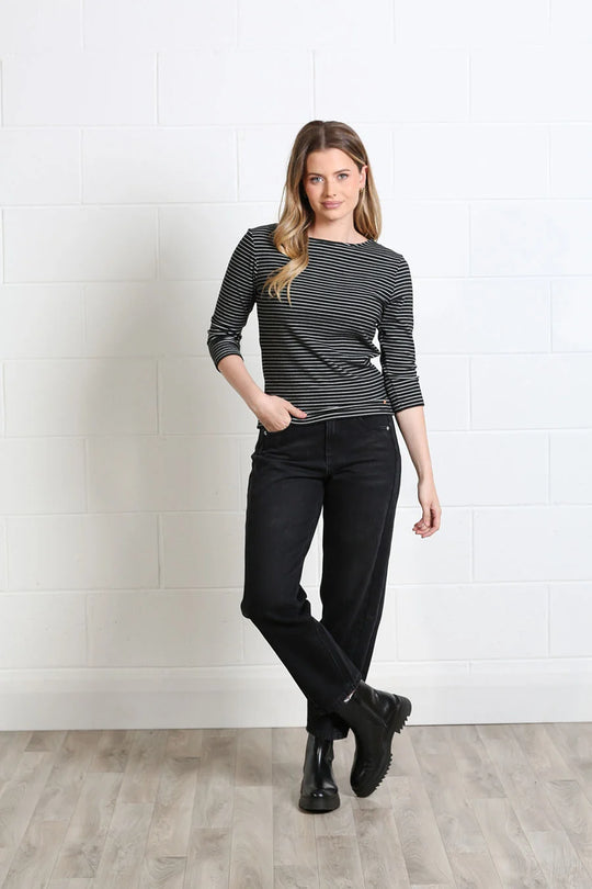 Rant & Rave Molly Top - Black