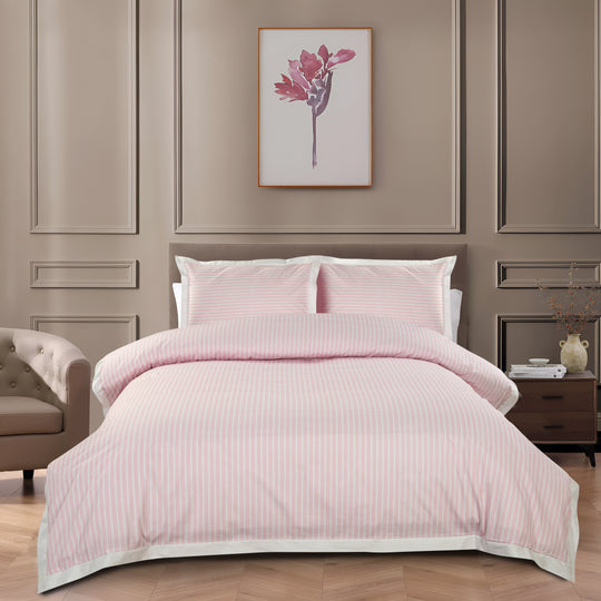 Atlantic Linen Duvet Cover Set - Montpellier Pink
