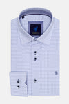 Benetti Mustang Modern Fit Long Sleeve Shirt - Sky