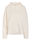 Noisy May Cozy Long Sleeve Half way Zip Sweater - Eggnog