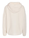 Noisy May Cozy Long Sleeve Half way Zip Sweater - Eggnog