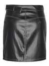 Noisy May Andy High Waist Contrast Skirt - Black