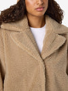 Noisy May Nati Crop Teddy Jacket - Birch