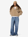 Noisy May Nati Crop Teddy Jacket - Birch
