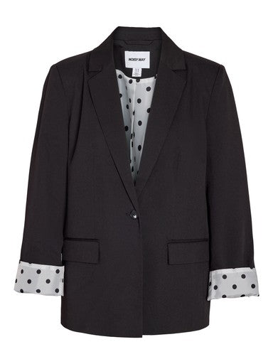 Noisy May Lisa 3/4 Polka Dot Blazer