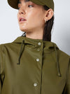 Noisy May Sky Long Sleeve A Line Raincoat - Kalamata