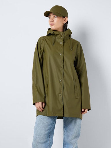Noisy May Sky Long Sleeve A Line Raincoat - Kalamata