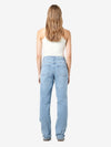 Noisy May Guthie High Waist Straight Jean - Light Blue Denim